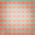 Retro brightly colored plaid textile fabric