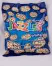 Retro British corner shop favourites. Jazzles White chocolate with candy rainbow sprinkles on top.