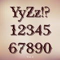 Retro Brown Chocolate Font