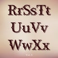 Retro Brown Chocolate Font