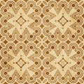 Retro brown cork texture grunge seamless background aboriginal r Royalty Free Stock Photo