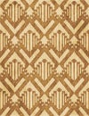 Retro brown cork texture grunge seamless background arrow triangle check cross geometry stitch line Royalty Free Stock Photo