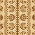 Retro brown cork texture grunge seamless background curve cross Royalty Free Stock Photo