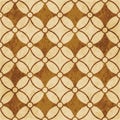 Retro brown cork texture grunge seamless background round cross Royalty Free Stock Photo