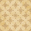 Retro brown cork texture grunge seamless background round cross Royalty Free Stock Photo