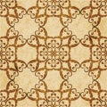 Retro brown cork texture grunge seamless background spiral curve Royalty Free Stock Photo