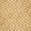 Retro brown cork texture grunge seamless background Star Geometry Check Spiral Cross Frame Royalty Free Stock Photo