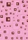 Retro Bubble gum squares background