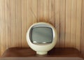 Retro Bubble Shaped Television Royalty Free Stock Photo