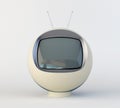 Retro Bubble Shaped Television Royalty Free Stock Photo