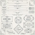 Retro Calligraphic Design Elements2