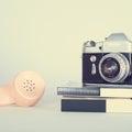 Retro camera Royalty Free Stock Photo