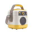 Retro Camera Shaped Portable Bluetooth Speaker with Handle and Strap image photo Royalty Free Stock Photo