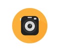 Retro Camera vektor flat style Royalty Free Stock Photo