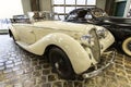 Retro car Delahaye 135 M cabriolet in the Vadim Zadorozhny Museum of Technology. Royalty Free Stock Photo