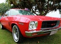 Retro car. Ford Shelby Mustang. Cooly Rocks On Fes Royalty Free Stock Photo