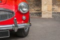 Retro car front panel Royalty Free Stock Photo