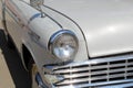 Retro car. headlight night vision antique style