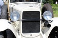 Retro car. headlight night vision antique style