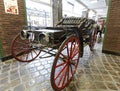 Retro car Holsman 1908 in the Vadim Zadorozhny Museum of Technology.