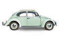 Retro car isolated on white Royalty Free Stock Photo