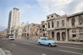 Retro car on Malecon