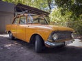 Retro car Moskvich -412. Royalty Free Stock Photo