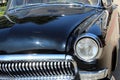 Retro car. headlight night vision antique style