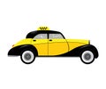 Retro car taxi