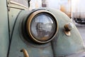 Retro car vintage headlight Royalty Free Stock Photo