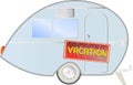 Retro caravan Royalty Free Stock Photo