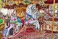 Retro carousel in Avignon, France