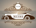 Retro cars logo