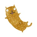 retro cartoon cat Royalty Free Stock Photo
