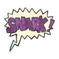 retro cartoon comic book snark! shout