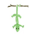 retro cartoon lizard Royalty Free Stock Photo