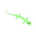 retro cartoon lizard Royalty Free Stock Photo