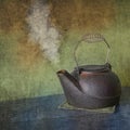 Retro cast-iron steamer Kettle