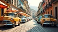 Retro Charm: Vintage Cars in Historic Settings