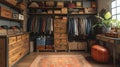 Retro Chic Wardrobe Ambiance