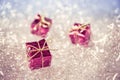 Retro Christmas Gifts Royalty Free Stock Photo