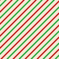 Retro Christmas seamless pattern background. Striped candy cane. For fabric, wallpaper, wrapping Royalty Free Stock Photo