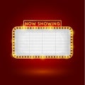 Retro cinema sign Royalty Free Stock Photo