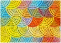 Retro circles background Royalty Free Stock Photo