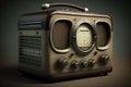 Retro Classic Radio, Generative AI.