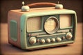 Retro Classic Radio, Generative AI.