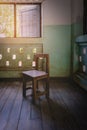 Retro classroom vintage wooden student chair