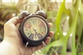 Retro clock and alarm