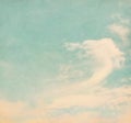Retro Clouds and Sky Royalty Free Stock Photo