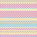 Retro Colors Plaid Style Dashed Lines Dots Vector Background Texture Pattern Royalty Free Stock Photo